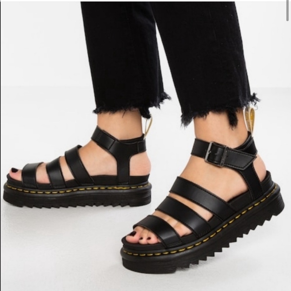 Black Dr. Marten Blaire Sandals NWOT